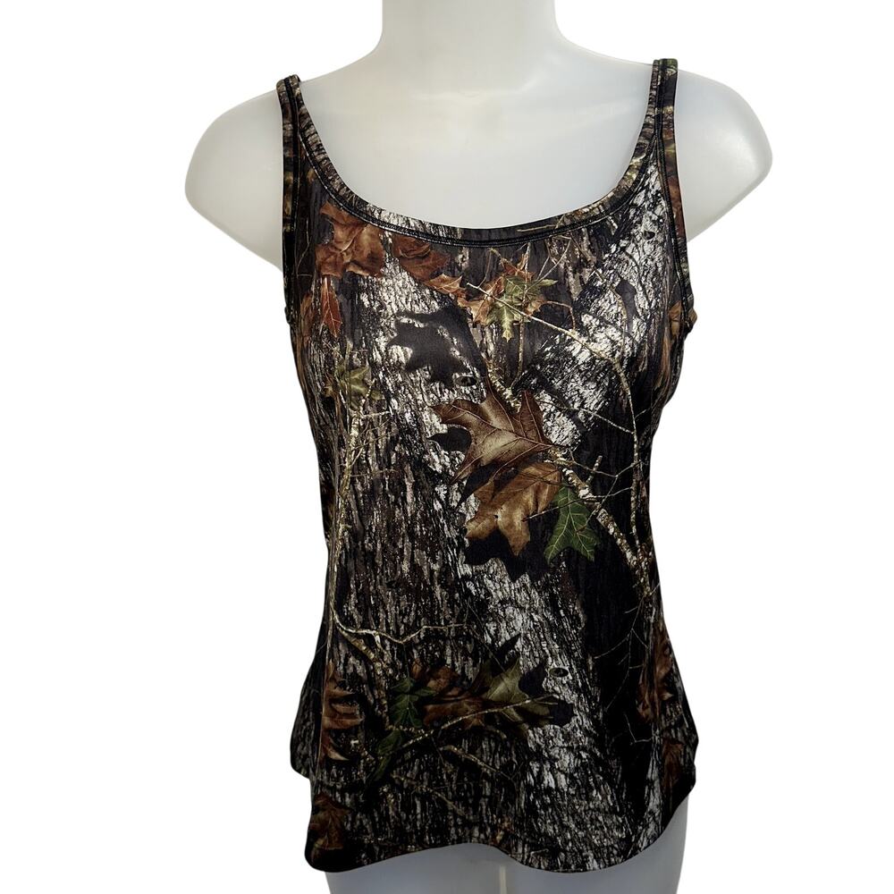 Wilderness Dreams Camo Tank Top Womens SZ S Hunting Outdoor Western Y2K Grunge